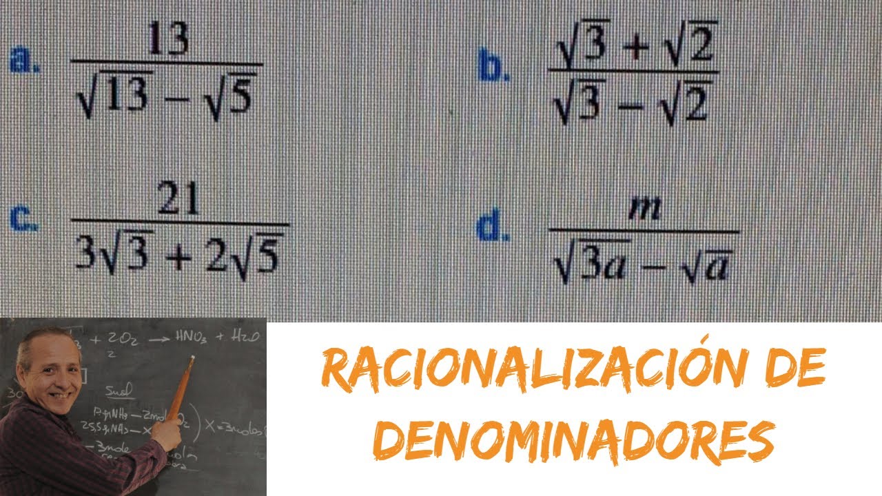 Racionalización de Denominadores