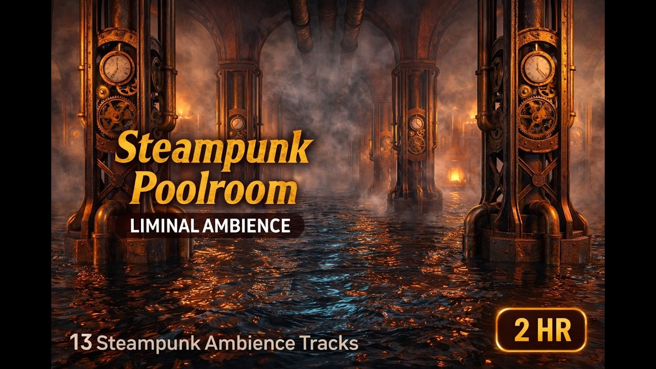 Steampunk Poolroom // Liminal Steampunk Ambience