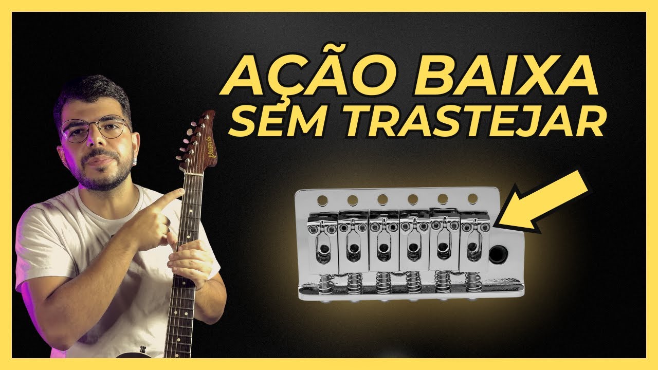 Como ajustar a altura das cordas sem trastejar (rápido e fácil)