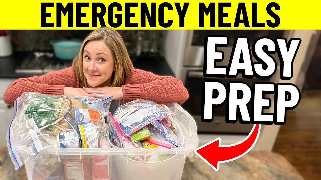 EMERGENCY MEALS from the Pantry, NO FRIDGE REQUIRED!