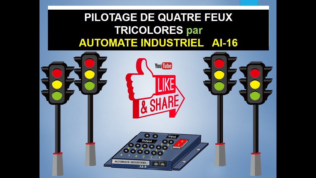 Quatre (04) feux tricolores par AI 16