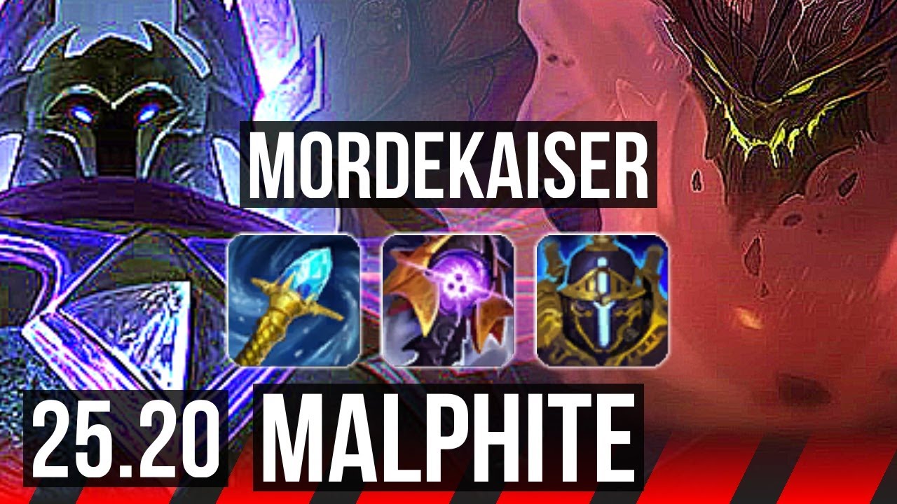 MORDEKAISER vs MALPHITE (TOP) | KR Master | 25.20