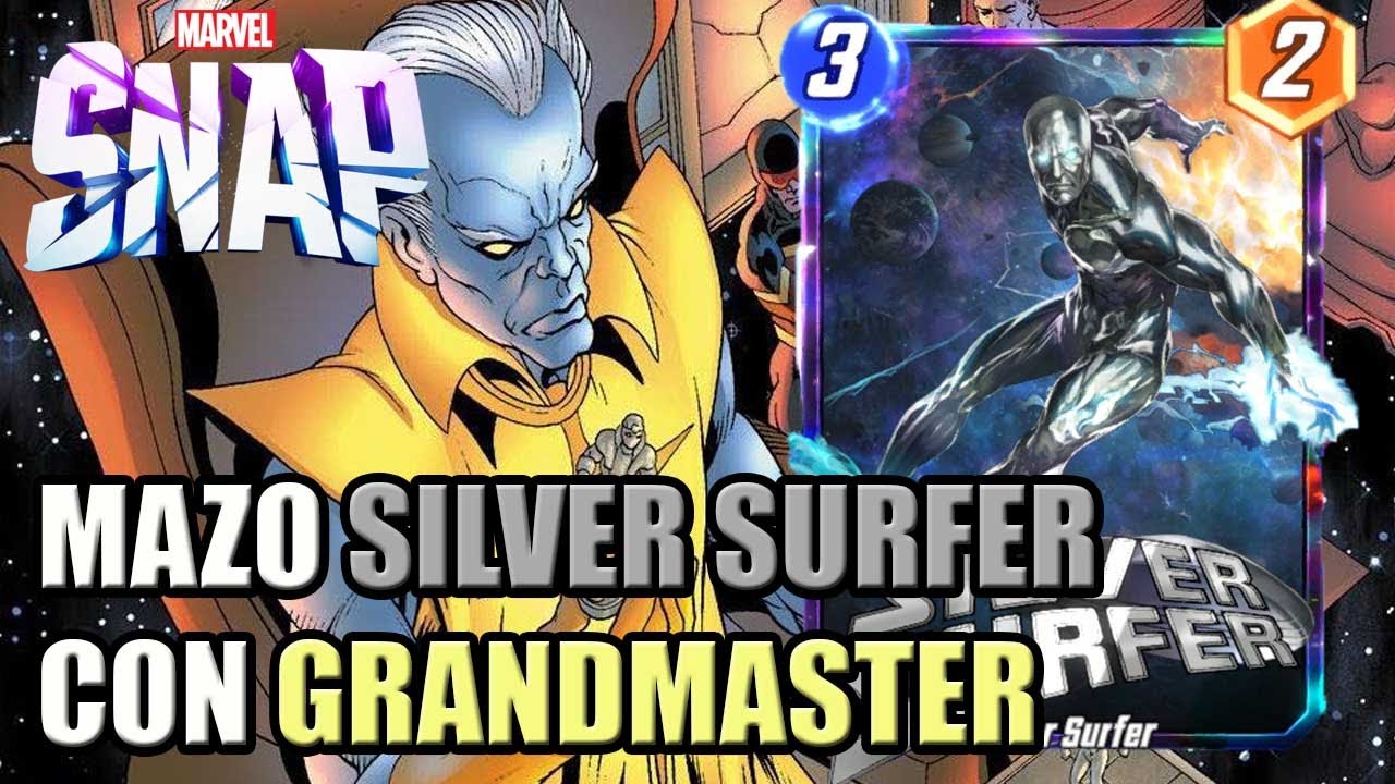 Mazo SILVER SURFER con GRANDMASTER | MARVEL SNAP