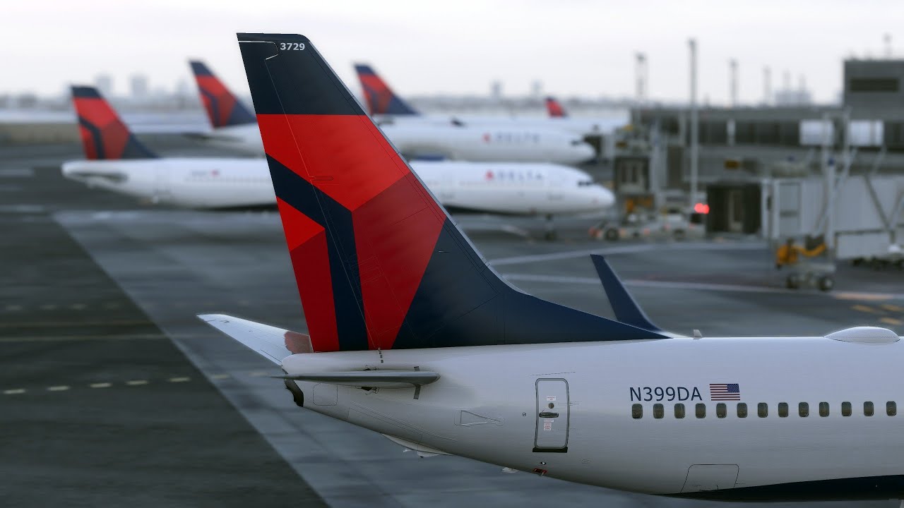 Delta 737-800 | New York (JFK) to Los Angeles (LAX) | BeyondATC & REX Atmos & Boris Audio Works