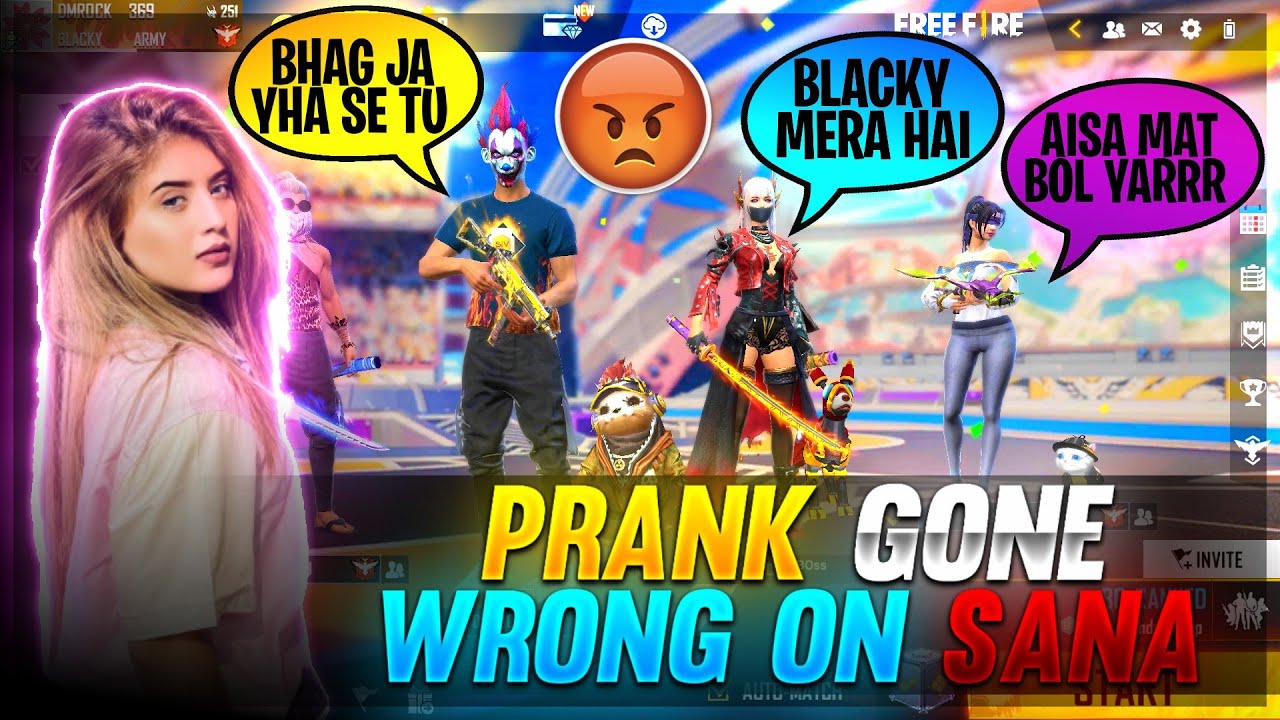 PRANK GONE WRONG ON SANA😤😤