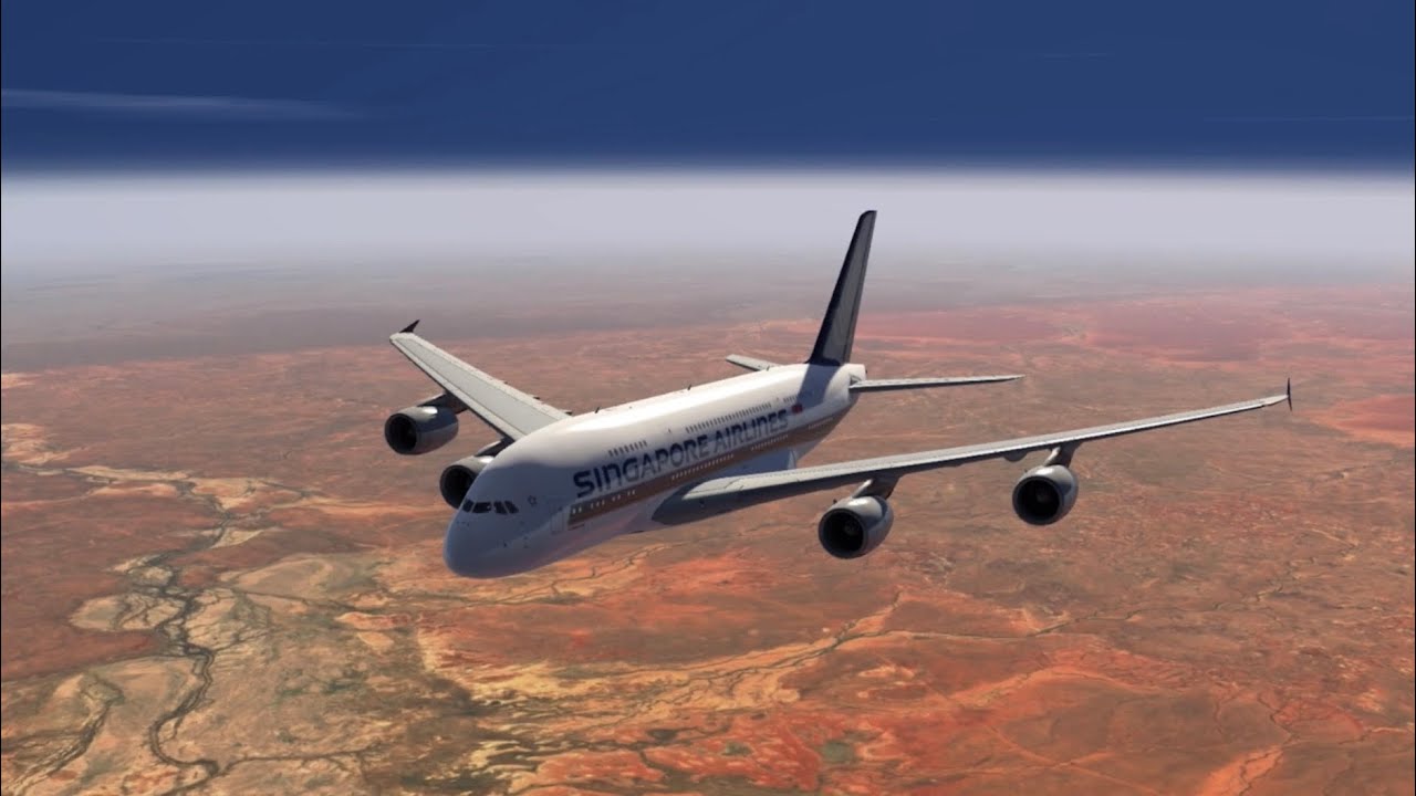 Singapore Airlines A380 Singapore to Sydney