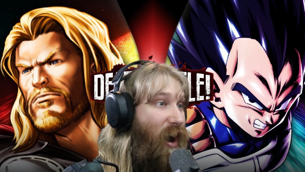 Ryan Reacts to Thor VS Vegeta (Marvel VS Dragon Ball) - DEATH BATTLE!