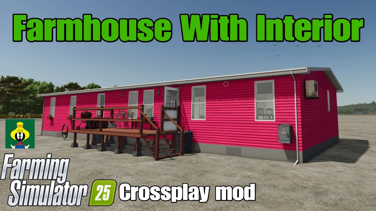 Farmhouse With Interior / FS25 crossplay mod