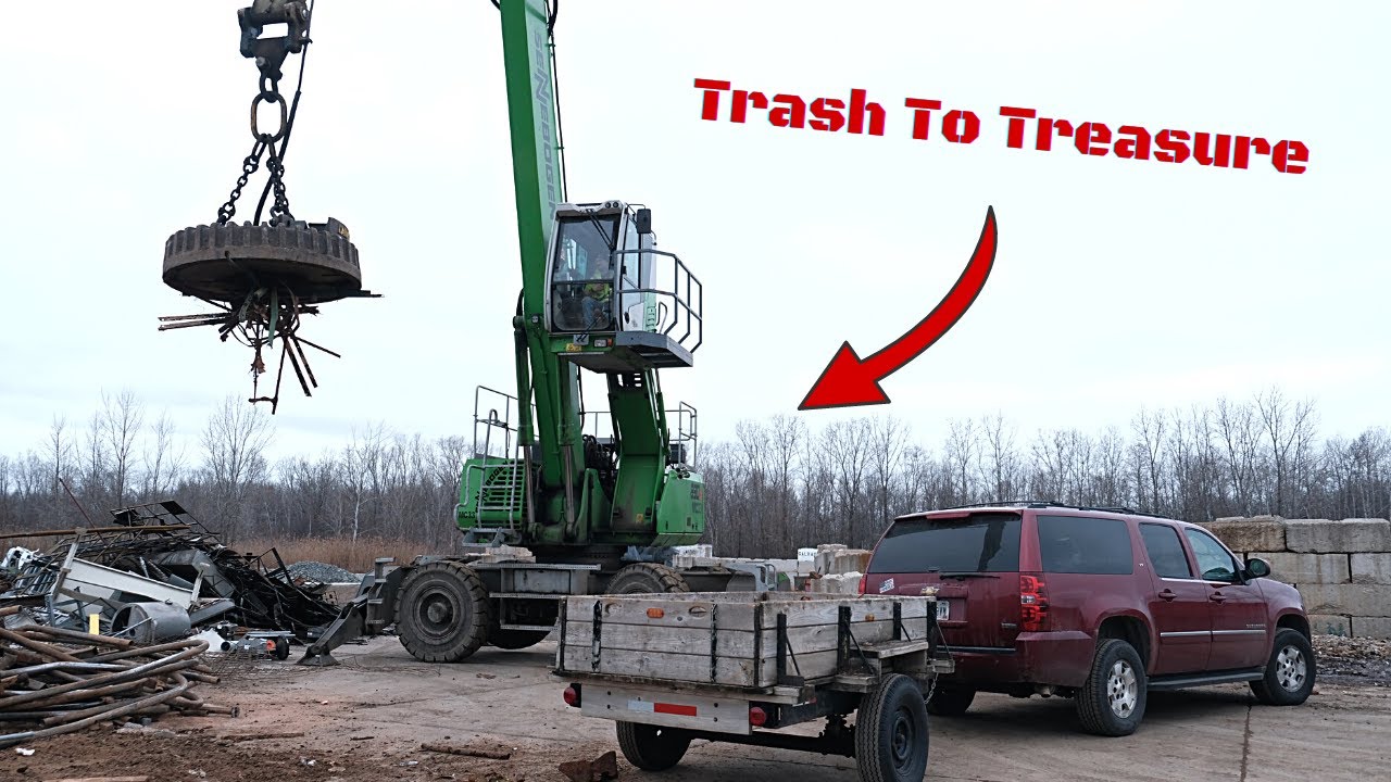 Biggest Magnet Fishing Scrap Run of 2022 - 2000+ Pounds!! - JACKPOT$$$