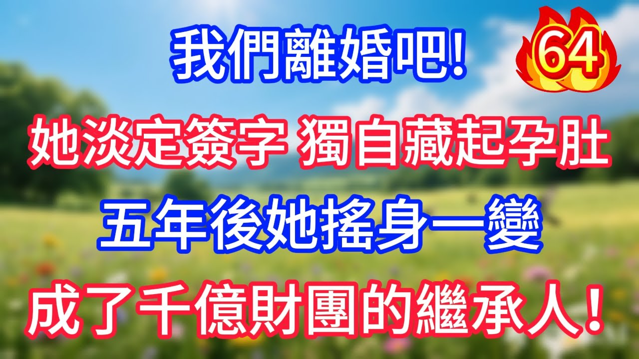第64集：我們離婚吧!她淡定簽字 獨自藏起孕肚，五年後她搖身一變，成了千億財團的繼承人！