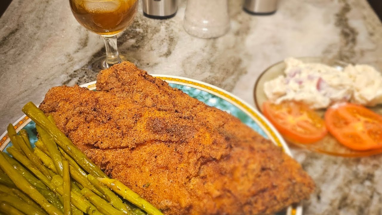 Deep fried Red Snapper 