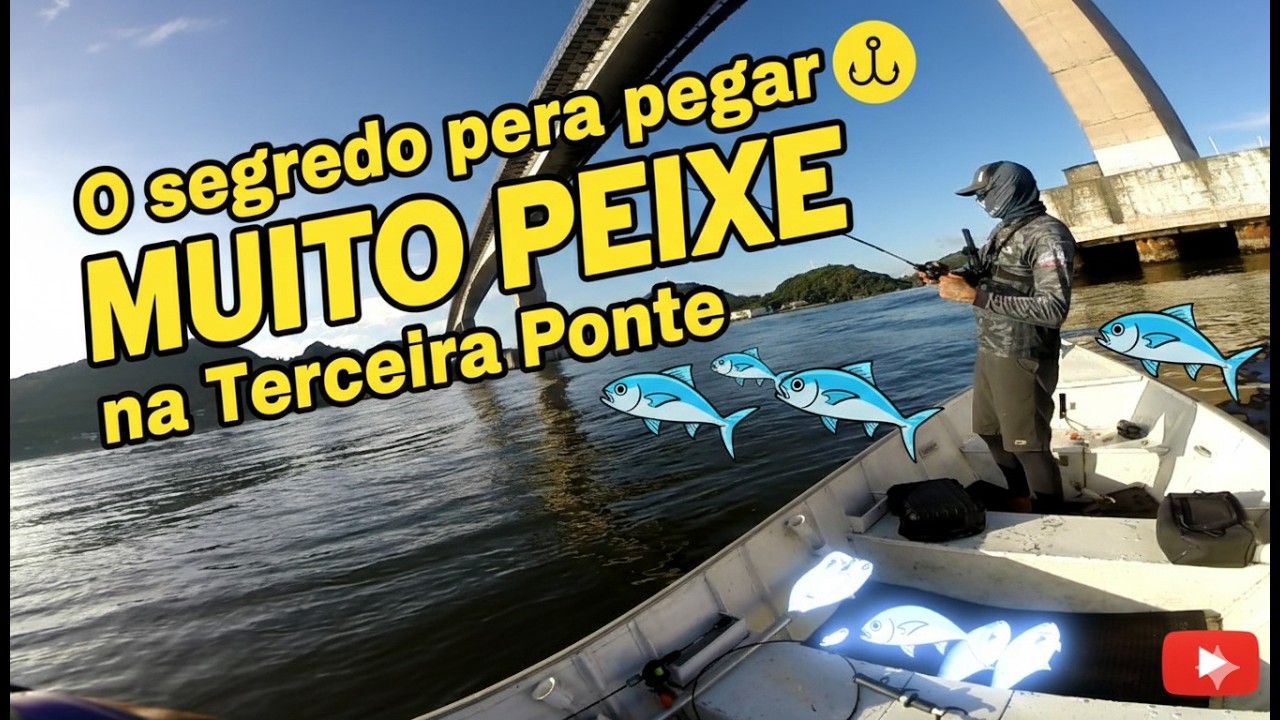 O segredo para pegar MUITO PEIXE na Terceira Ponte (Vitória-ES) 😱