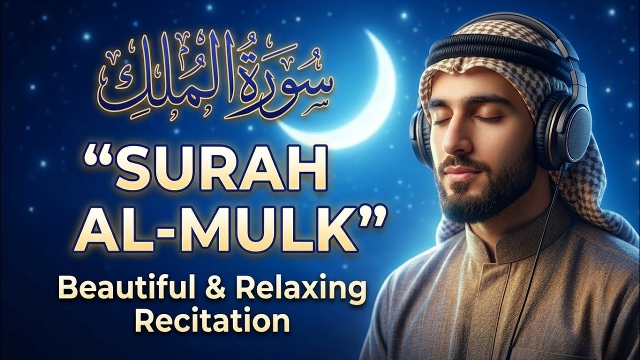 Surah Mulk Full | Beautiful Quran Recitation Before Sleep | Peaceful & Emotional Tilawat 