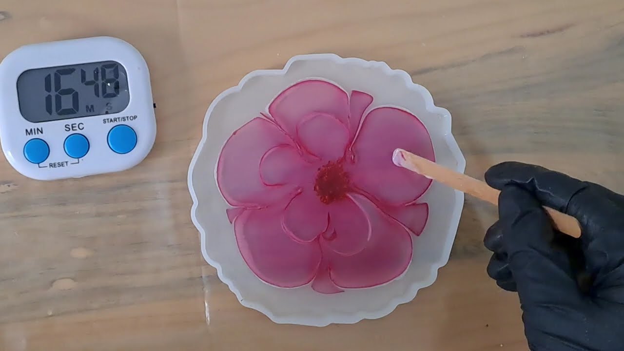 Try to Create a 3D SAKURA BLOOM 🌸 Resin Bloom Tutorial