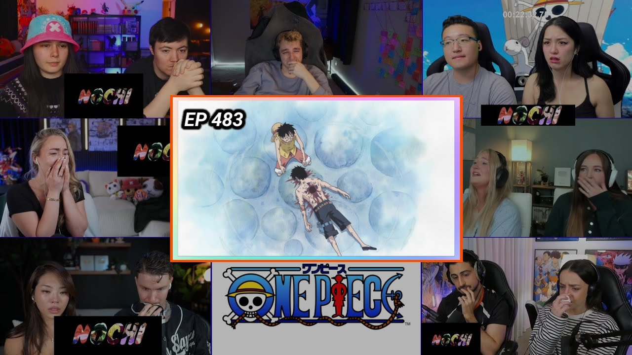ONE PIECE | ACE DEATH! THANK YOU FOR LOVING SOMEONE LIKE ME! | EPISODE 483 | REACTION MASHUP | ワンピース