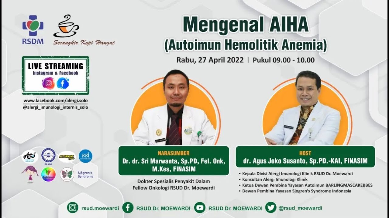 Mengenal AIHA Autoimun Hemolitik Anemia   | Secangkir Kopi Hangat #132