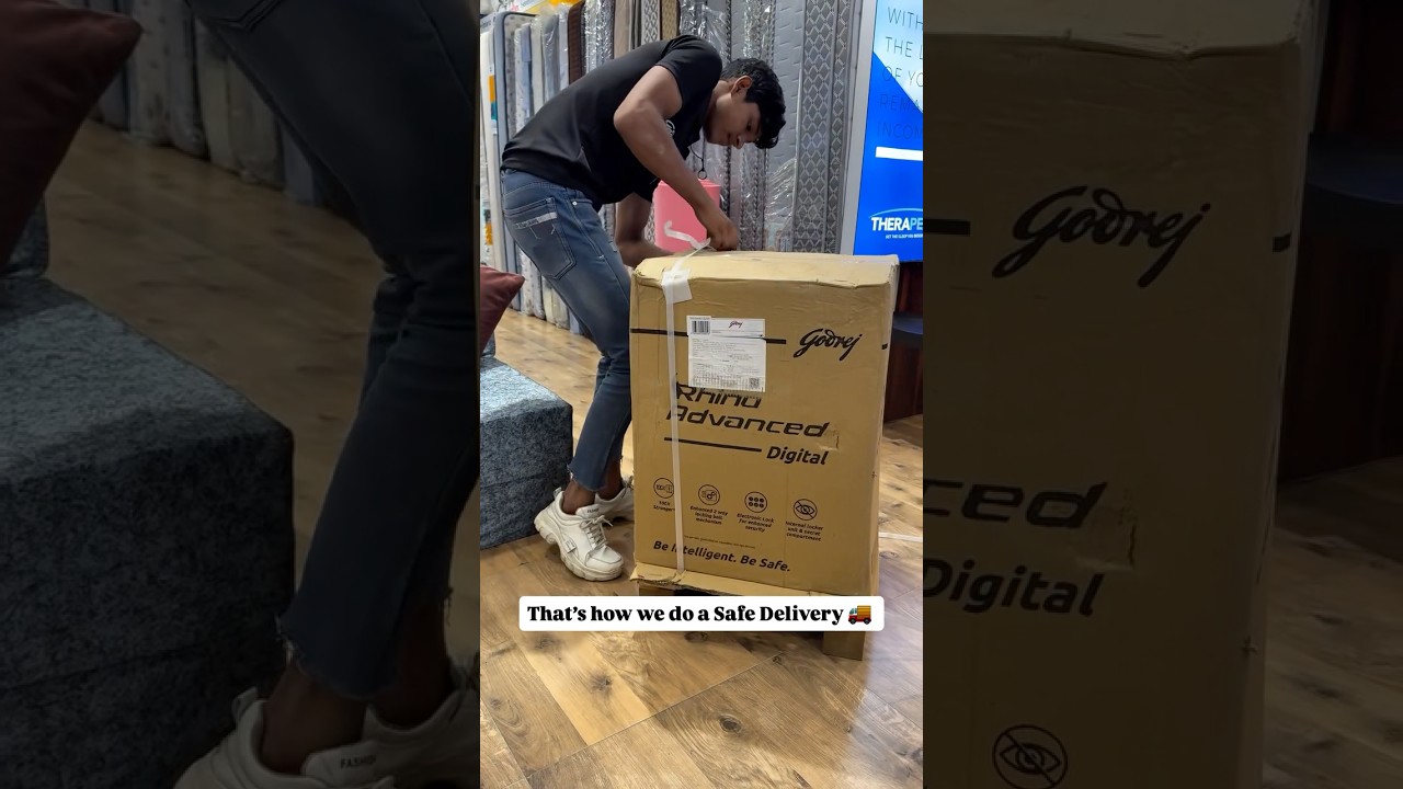 Safe Godrej Locker Delivery #godrej #locker #godrejsafe
