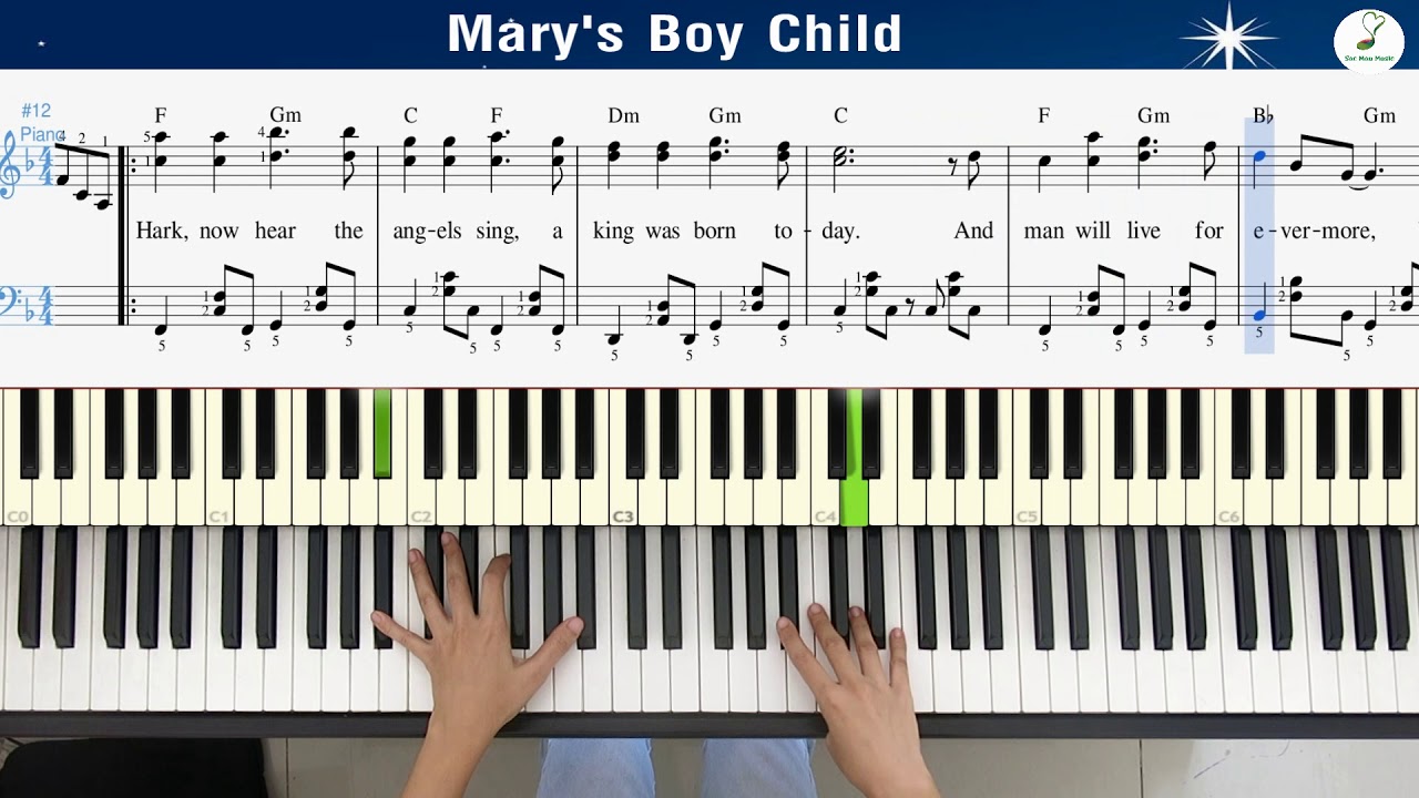 Mary's Boy Child | Piano cover | Linh Nhi
