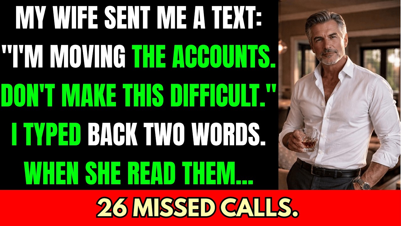 My Wife Tried To Move Our Retirement Accounts And Disappear — But What I'd Built 8 Years Ag...