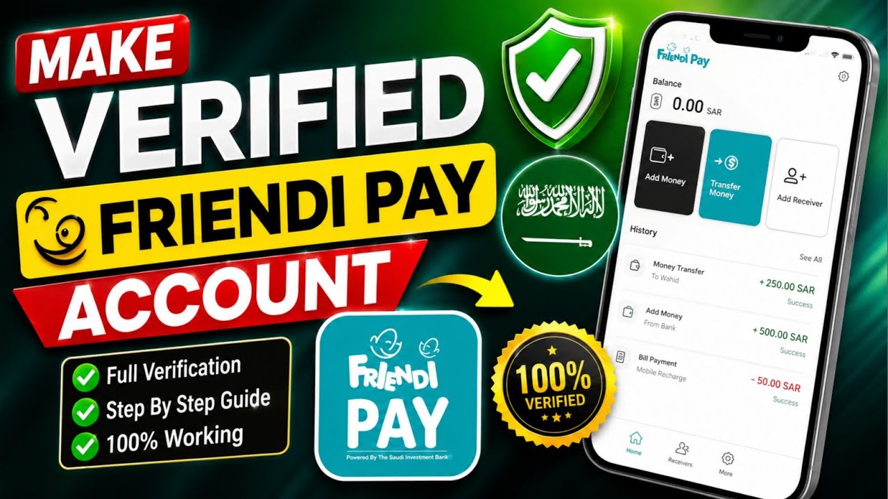 Friendi Pay Account Kaise Banaye 2026 | Saudi Arabia Friendi Pay Account Registration Step by Step