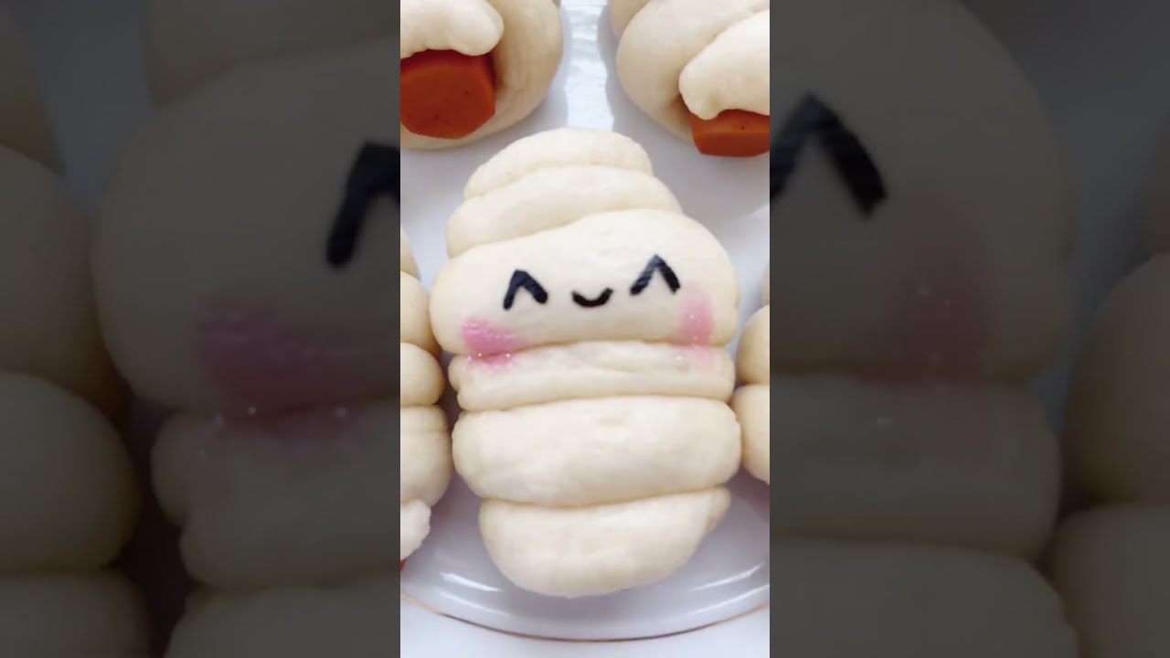 Cute Steamed bun #steamedbun #baozi #mantou #饅頭 #饅頭熱狗