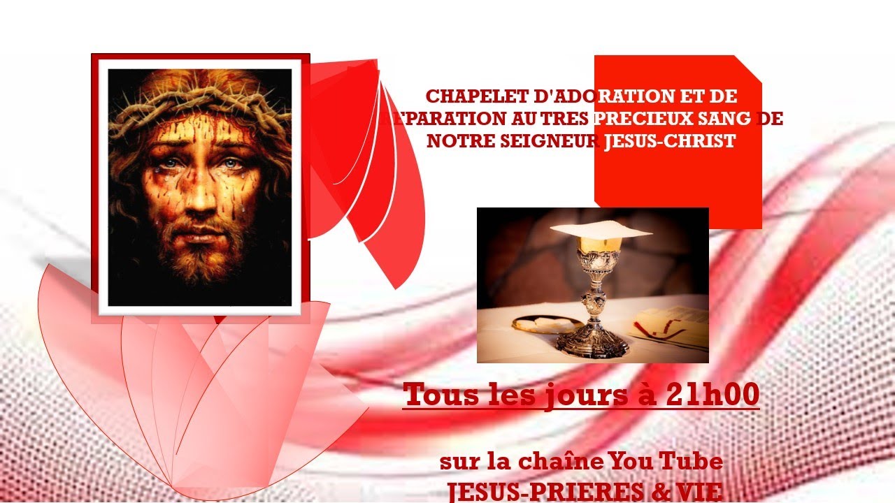 Chapelet d'adoration et de réparation au Précieux Sang🩸✝  -JESUS-PRIERES & VIE