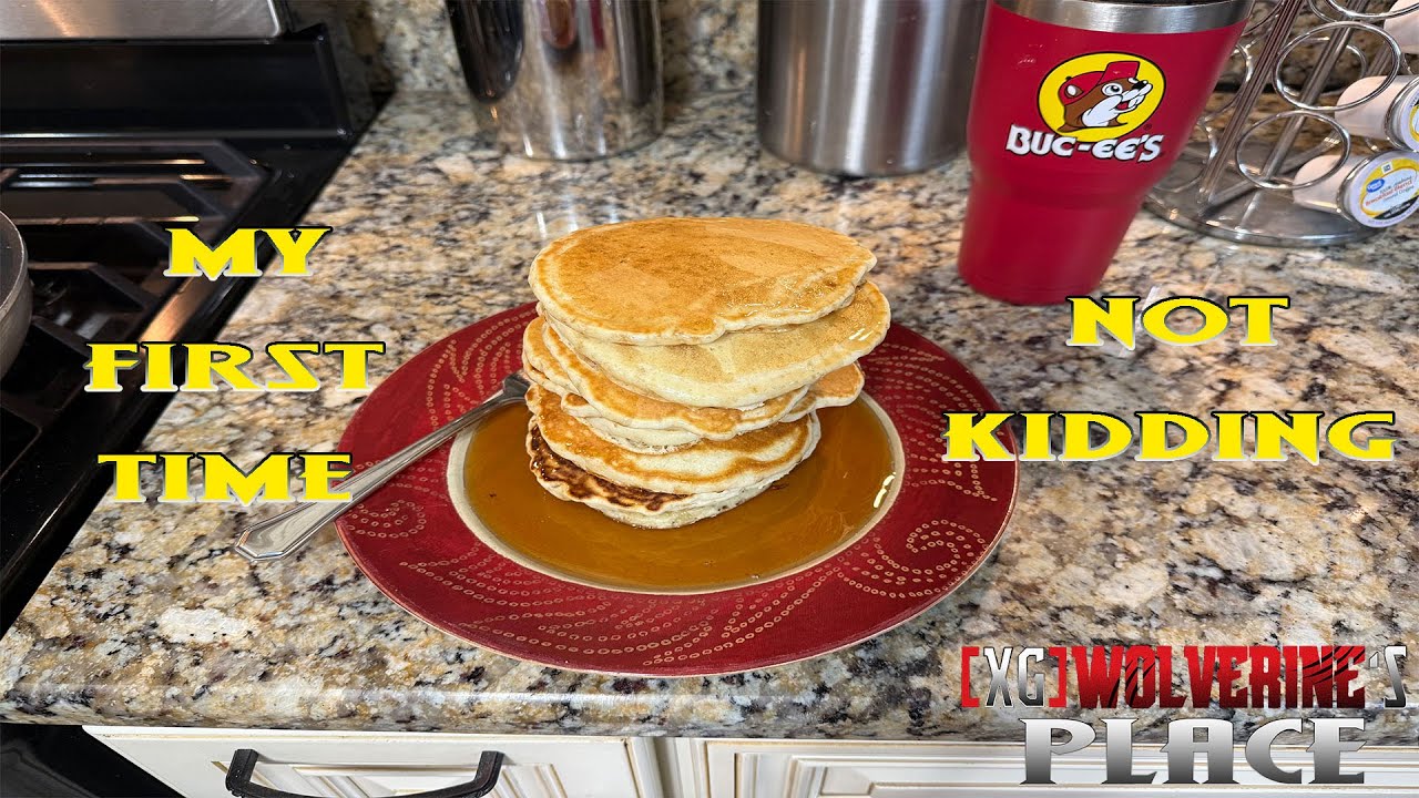 My First Time Making Pancakes NOT KIDDING!!!