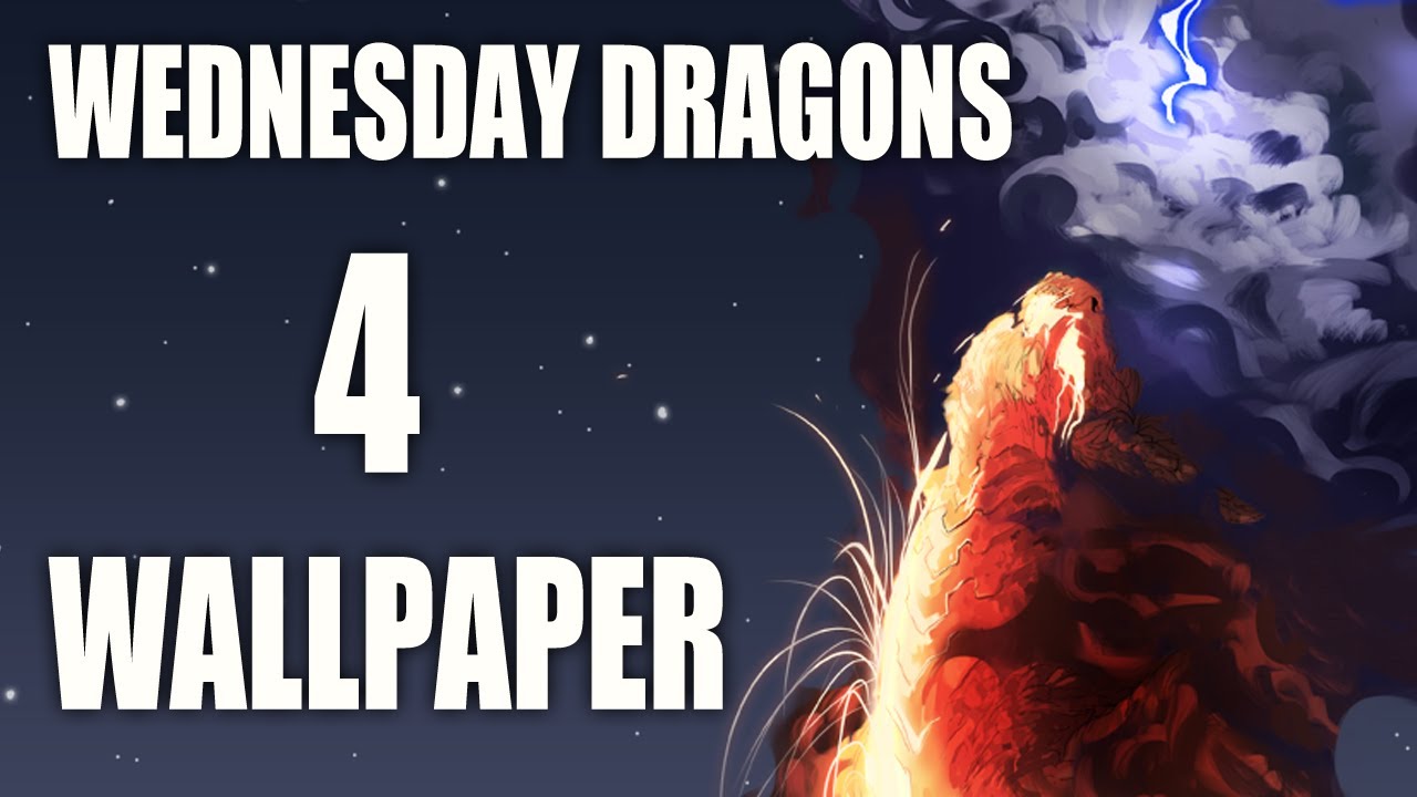Wednesday Dragon 4: Patreon Wall Paper