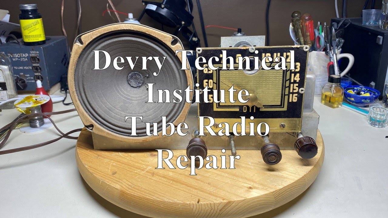 Devry Technical Institute tube radio repair