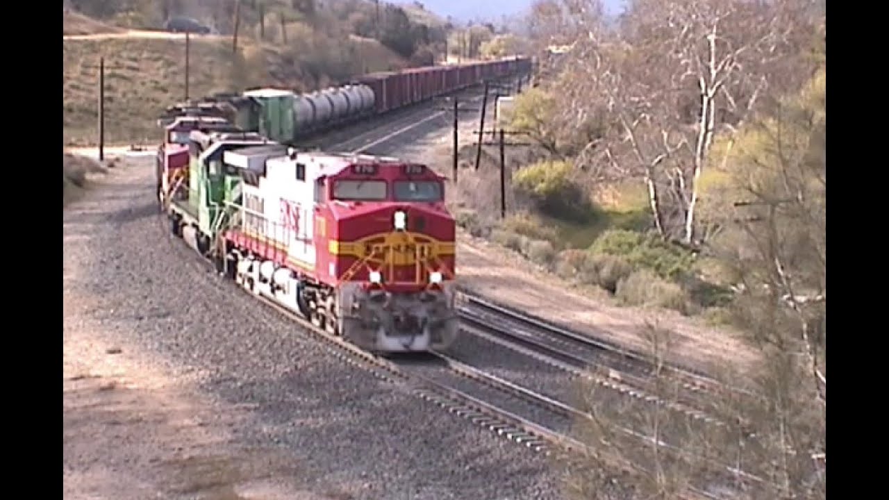 BNSF and UP in the Tehachapi Mountains, CA – April 6, 2001 Part 3