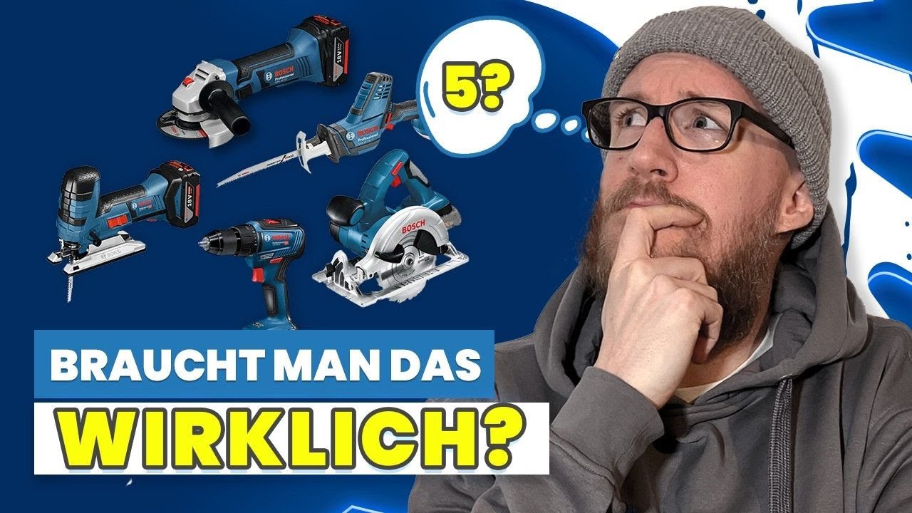 Wir testen das BOSCH 5er Werkzeug-Set! Lohnt sich das Set zur HOLZBEARBEITUNG? || ToolGroup