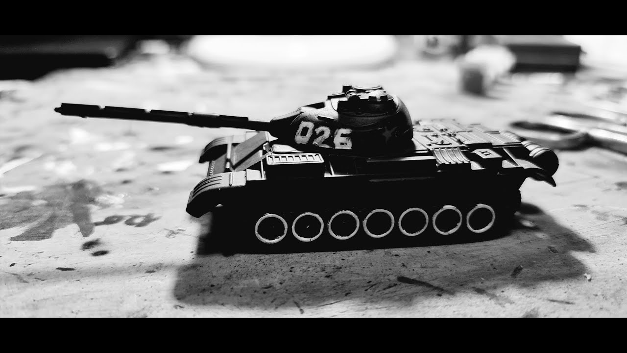 Model build: Soviet T-55 main battle tank monument
