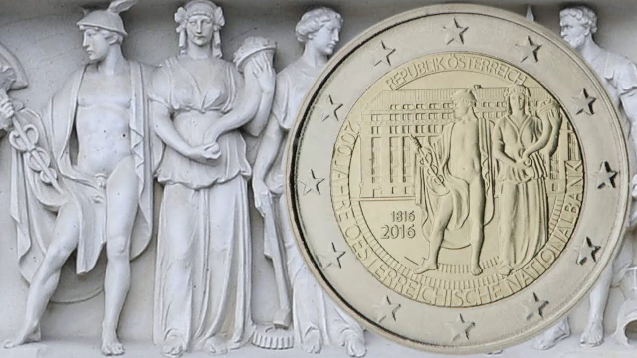Why These Roman Gods Appear on Austria’s 2 Euro Coin