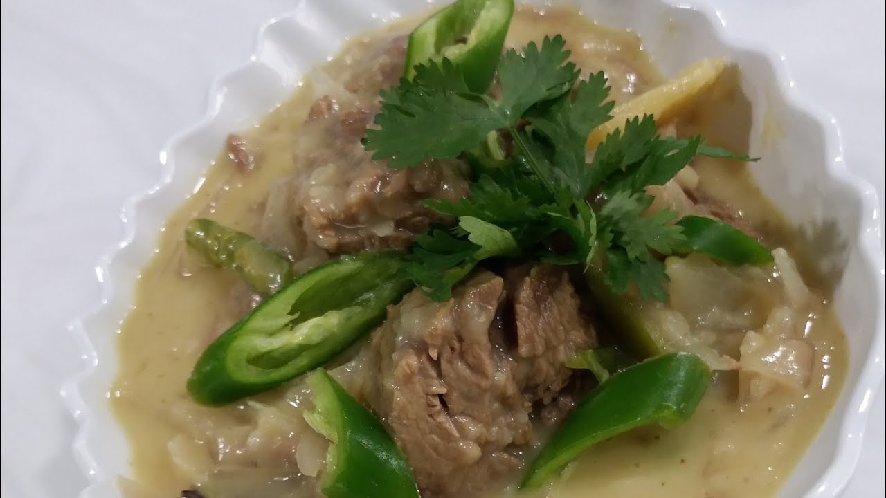 #BEEF WITH COCONUT MILK #GINATAANG BAKA ll Matbakh tv l vlog #1