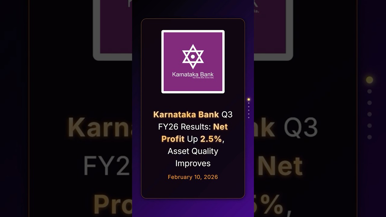 Результаты Karnataka Bank за 3 квартал 2026 финансового года: чистая прибыль выросла на 2,5%, кач...