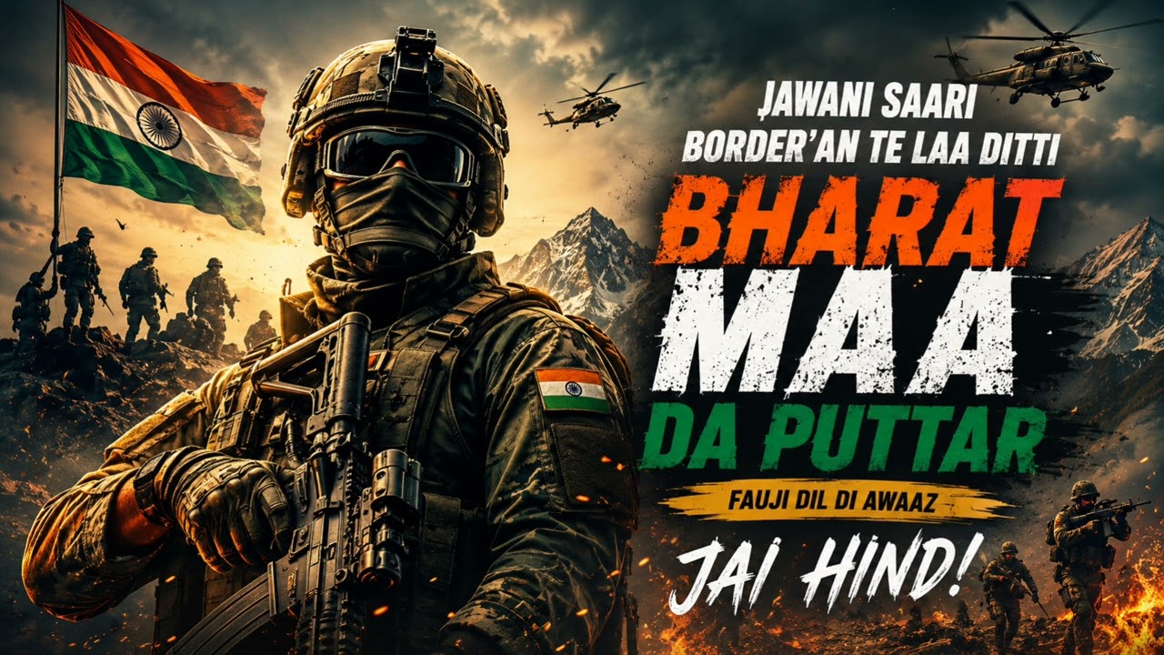 Khoon Da Karz 🇮🇳 | Punjabi Aggressive Rap for Indian Soldiers | Tribute to the Brave | Jai Hind 🔥