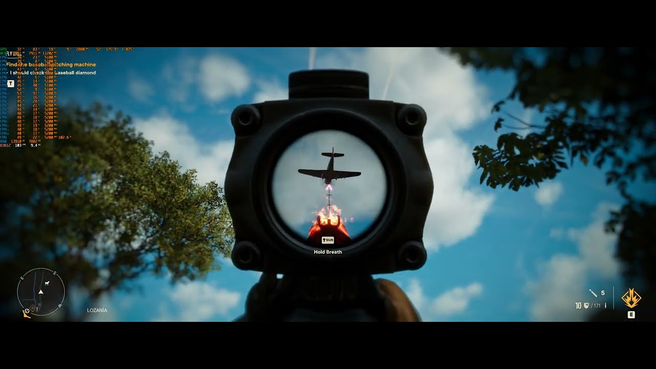 Farcry 6, RTX 4080, 3440x1440, Ultra settings, High Resolution  Texture pack, Benchmark