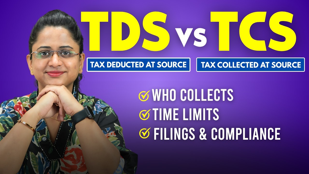 TDS vs TCS in Hindi - Meaning and Difference Between TDS and TCS