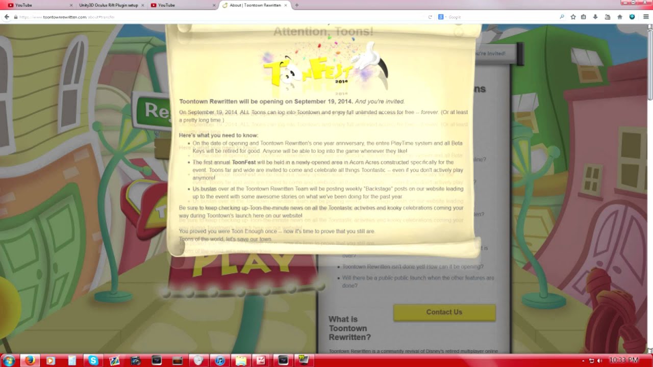 TTR Is coming alive on September 19th (Public Release)