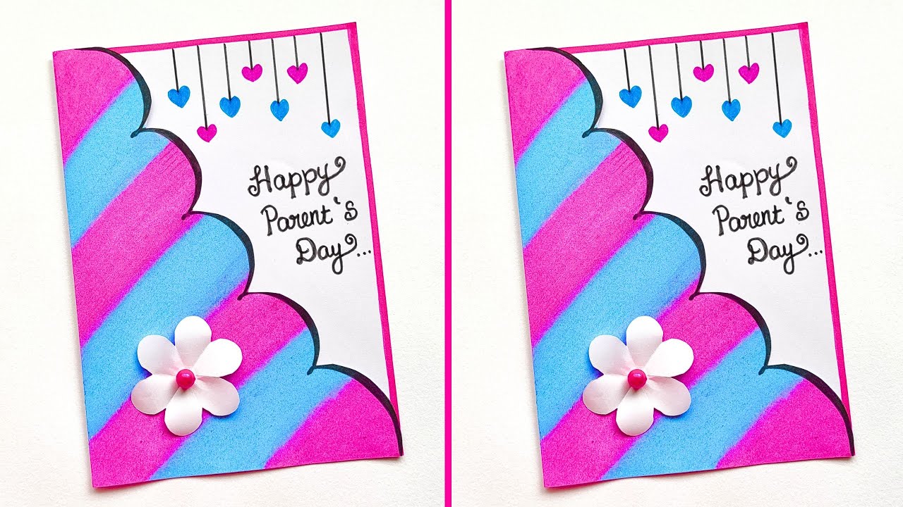 Parent's Day Greeting Card Ideas | Cute & Beautiful Parent's Day Card | DIY Parents Day Card 2024