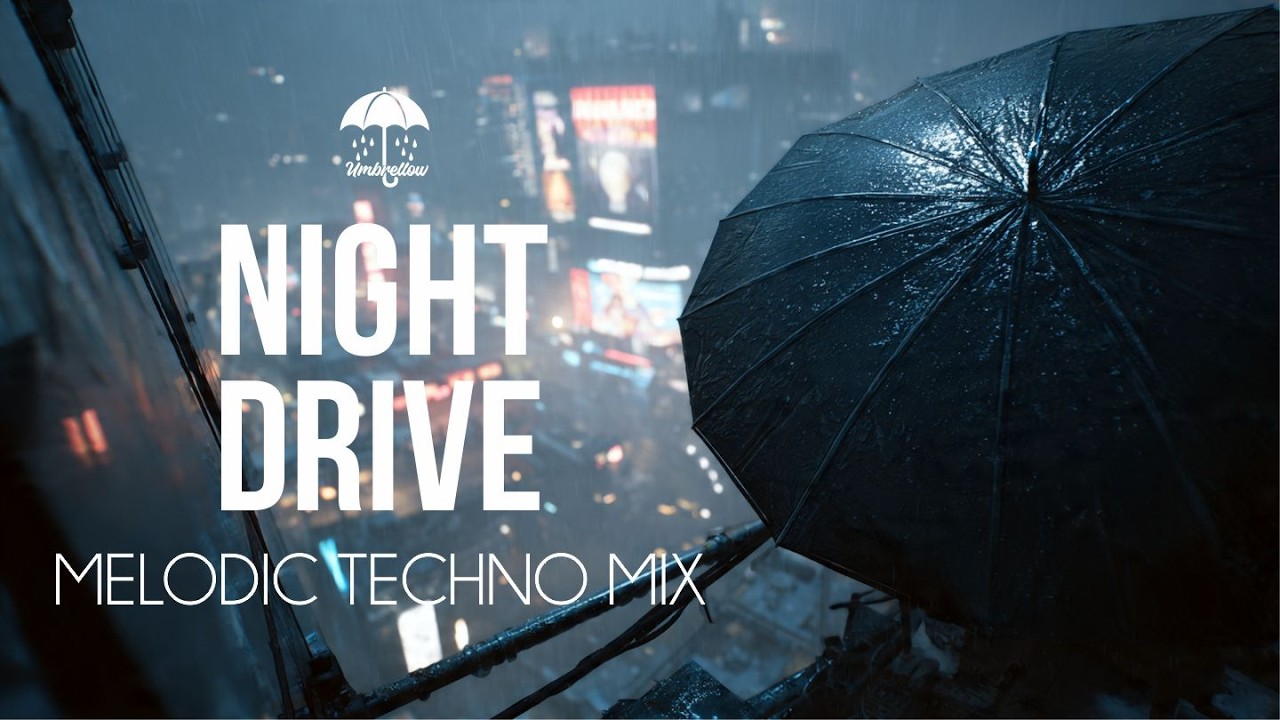 Melodic Techno Mix | Late Night Drive: Escape Into The Neon Storm (Anyma, Adriatique)
