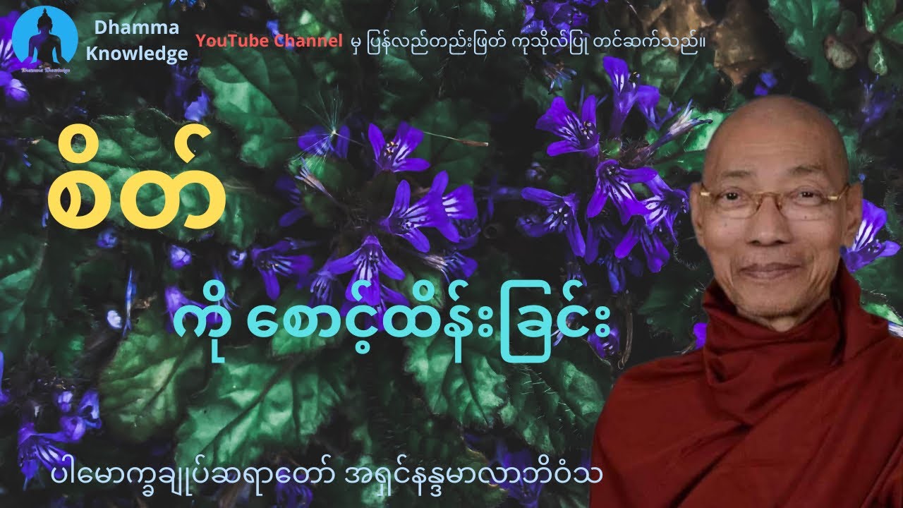 စိတ်ကိုစောင့်ထိန်းခြင်း (တရားတော်) * ပါမောက္ခချုပ်ဆရာတော် အရှင်နန္ဒမာလာဘိဝံသ
