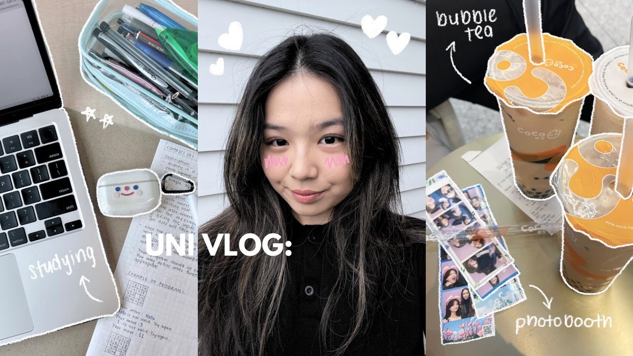 busy nz UNI VLOG 🎒(hanging out with friends, compsci studying, sick days & exciting news!)
