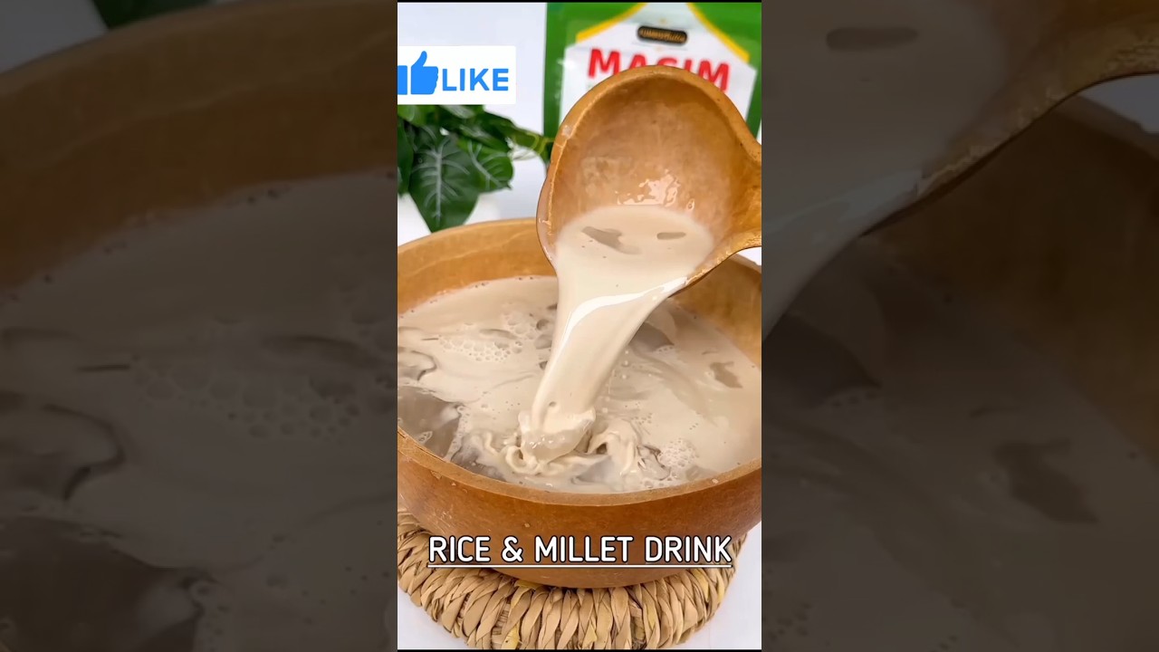 Ghanaian Traditional Rice and millet Drink ,Homemade Recipe |Nutritious|very simple and easy recipe