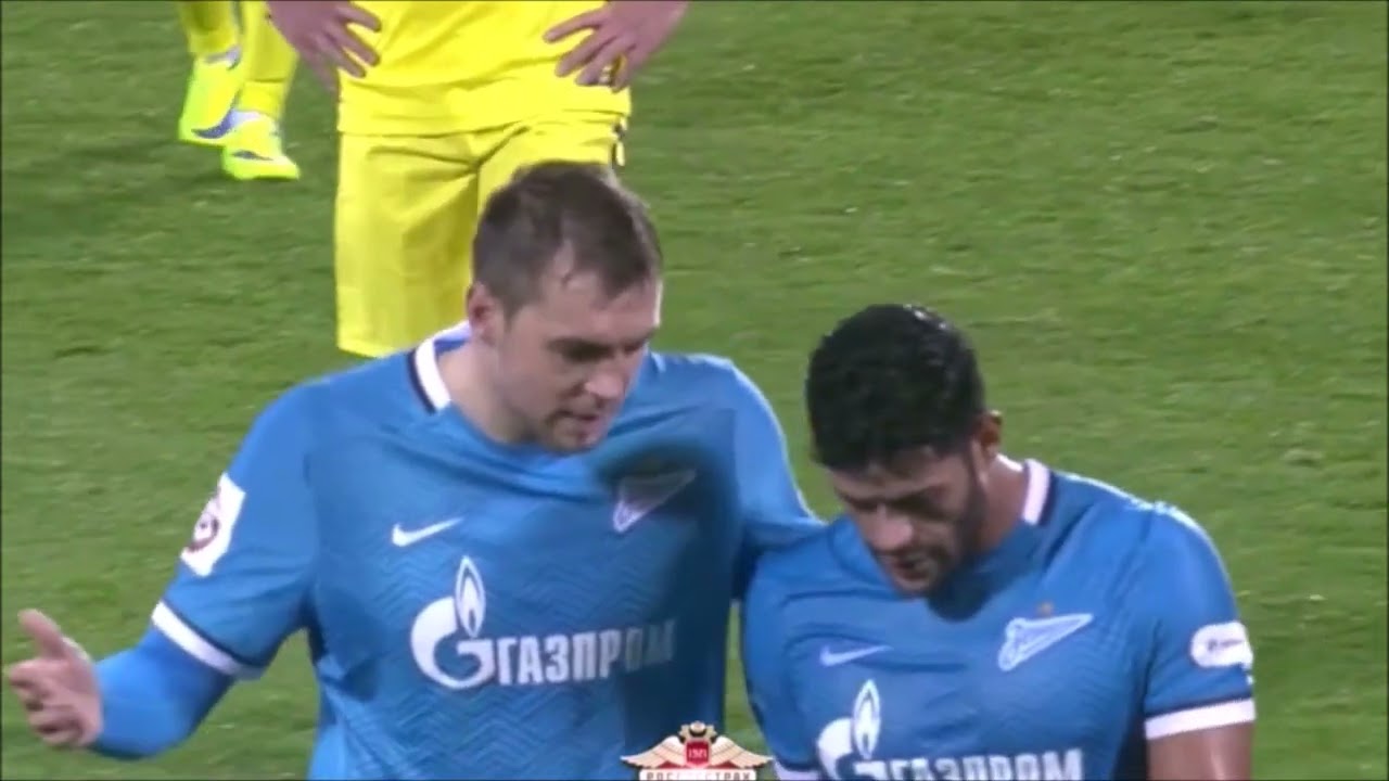 Зенит-Анжи. Дубль Дзюбы 24.10.2015