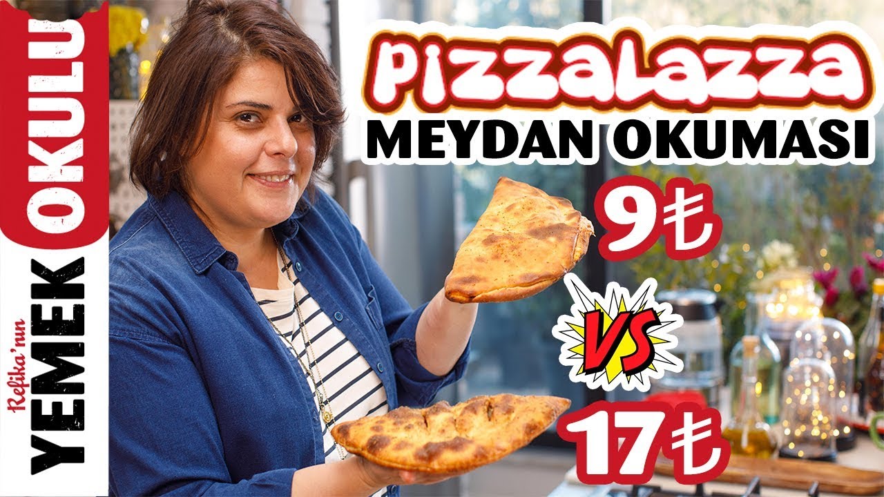 17TL VS 9TL Pizza Lazza (Challenge) Meydan Okuması | Evde Daha Hızlı ve Ucuz Pizza Lazza Tarifi