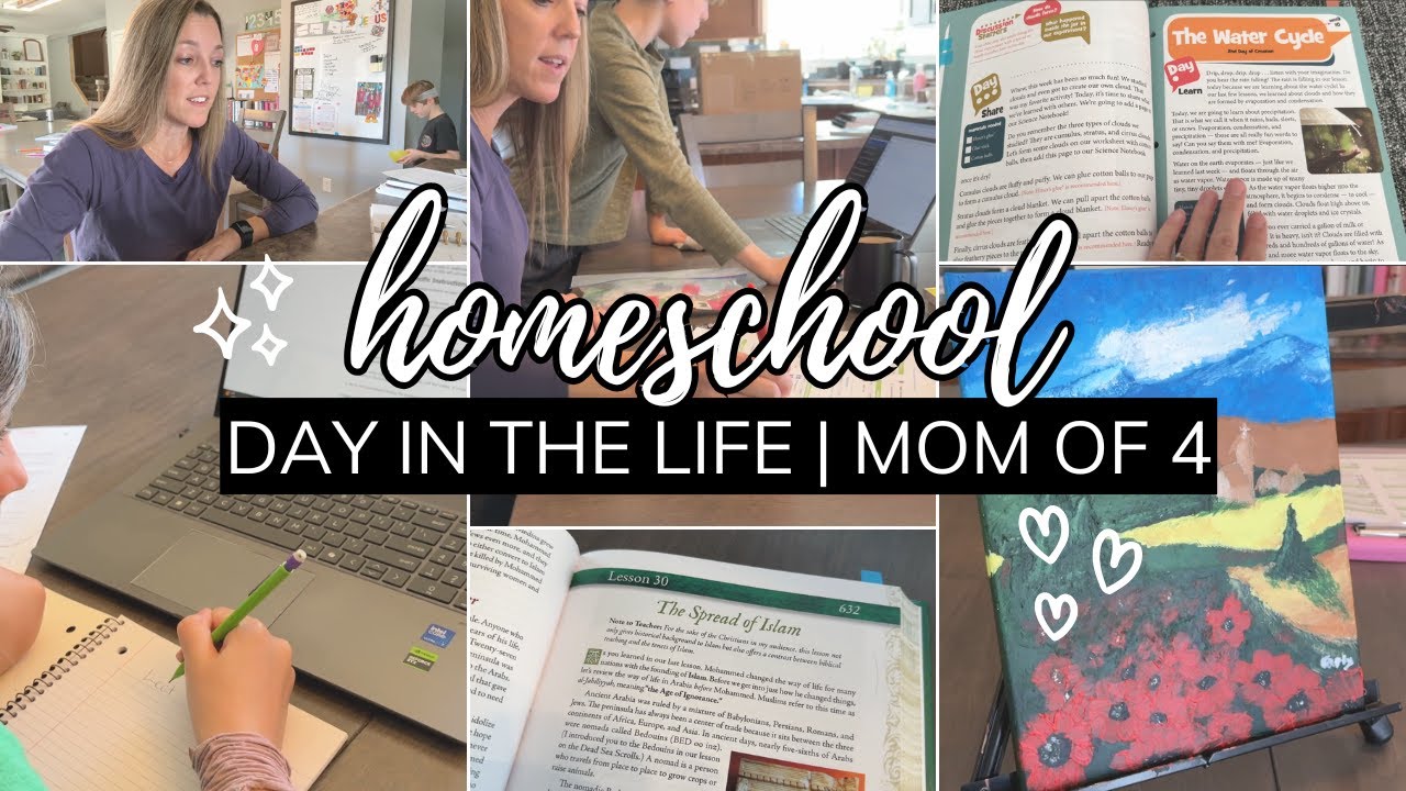 ✨НОВИНКА✨ ДЕНЬ ИЗ ЖИЗНИ ДОМАШНЕГО ОБУЧЕНИЯ | МАМА 4 ДЕТЕЙ, КОТОРАЯ ОБУЧАЕТ ДОМАШНИХ ДЕТЕЙ