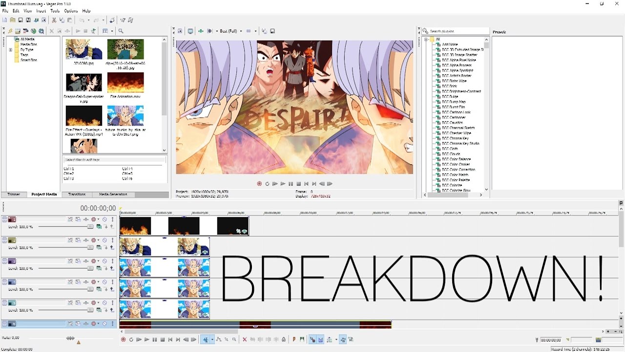 DBZ - Trunks FULL AMV - Burning for Returnity! ~BREAKDOWN~