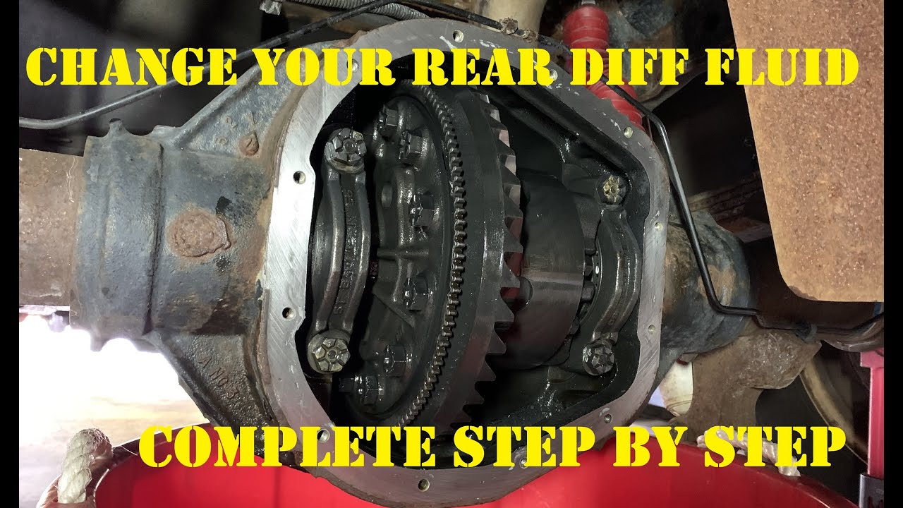 Rear Differential Fluid Change & Axle Vent Repair F-250