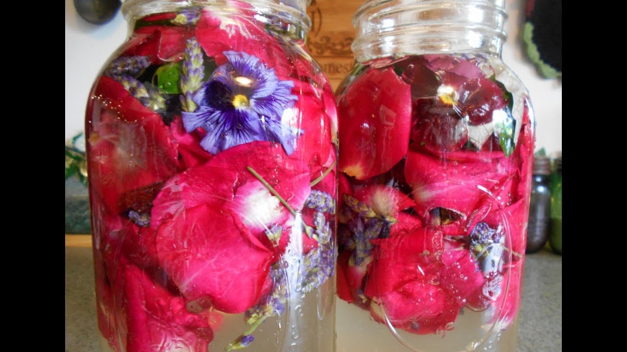 How to Make Floral Vinegar